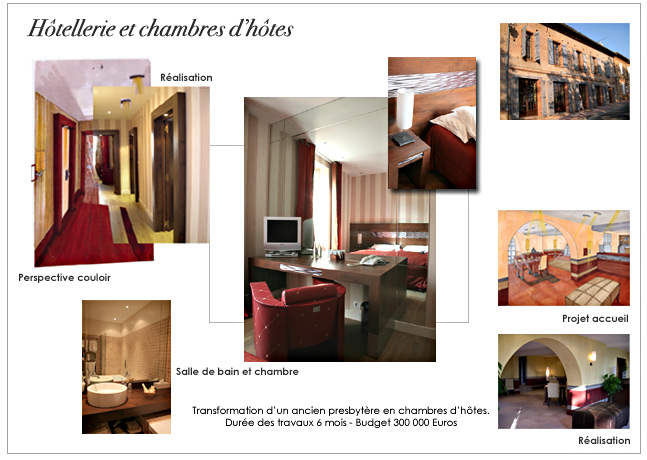 Architecture et d&eacute;coration d'int&eacute;rieur : Chambres d&rsquo;h&ocirc;tes